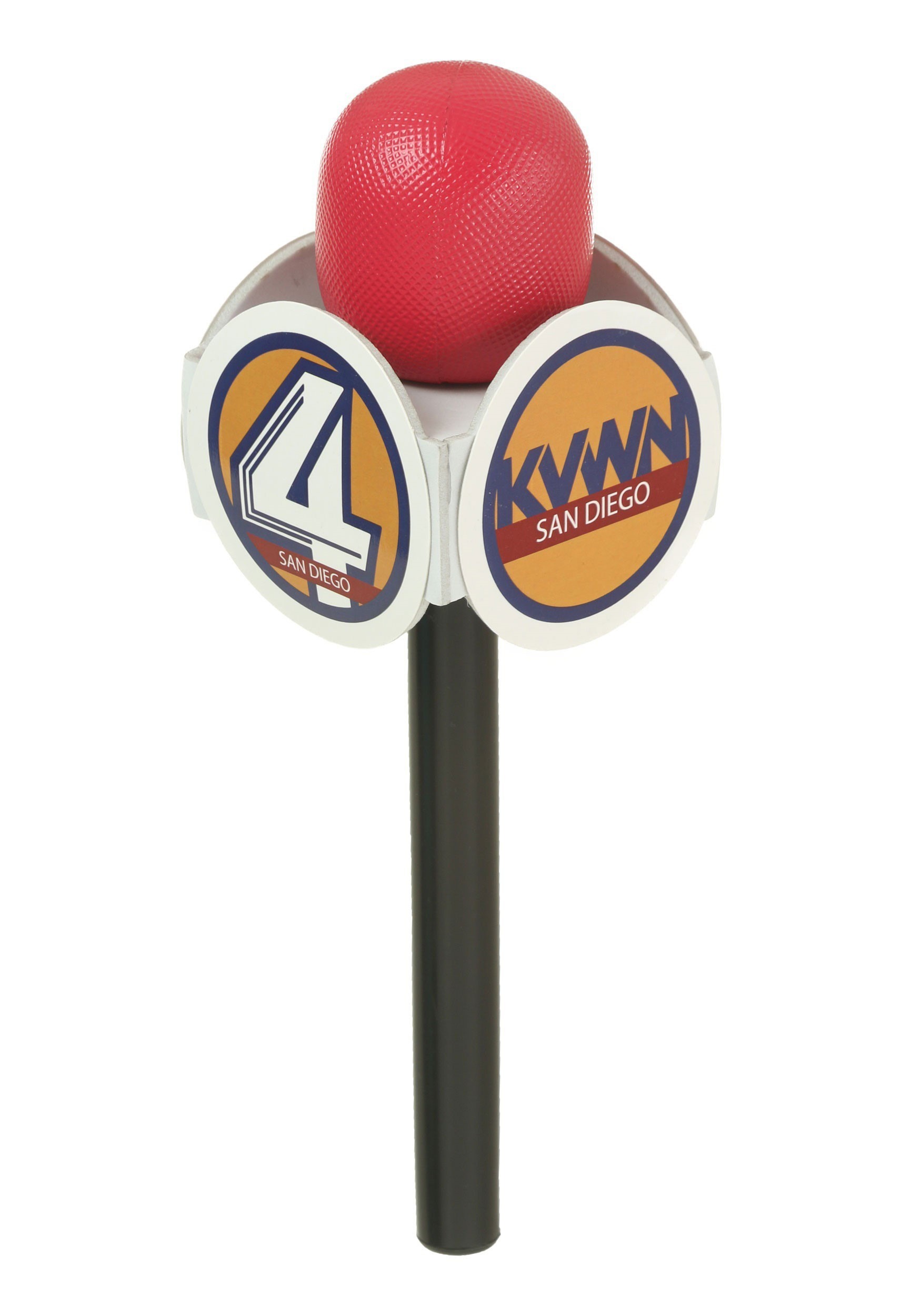 Anchorman Channel 4 News Microphone Prop , Costume Accessories