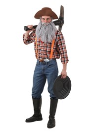 Men s Plus Size Prospector Costume