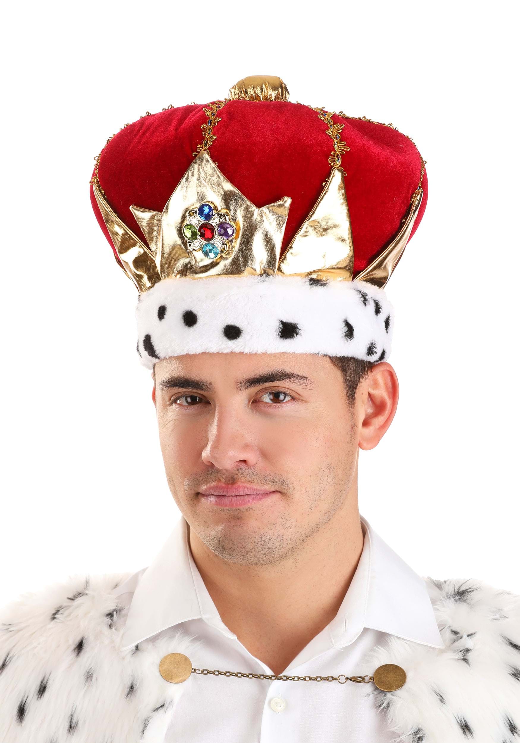Adult Red Royal King Hat