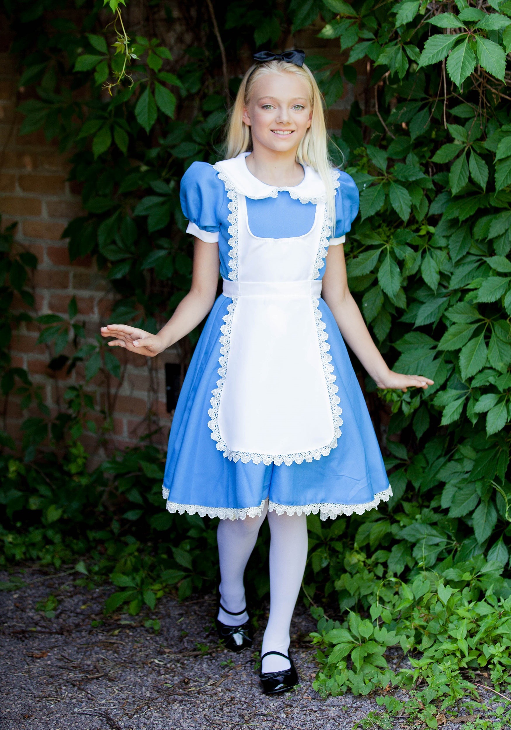 Alice In The Wonderland Halloween Costume - Supreme Alice Costume for Girls