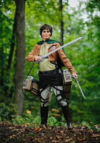 Deluxe Attack on Titan Eren Jaeger Costume | Adult Anime Costumes