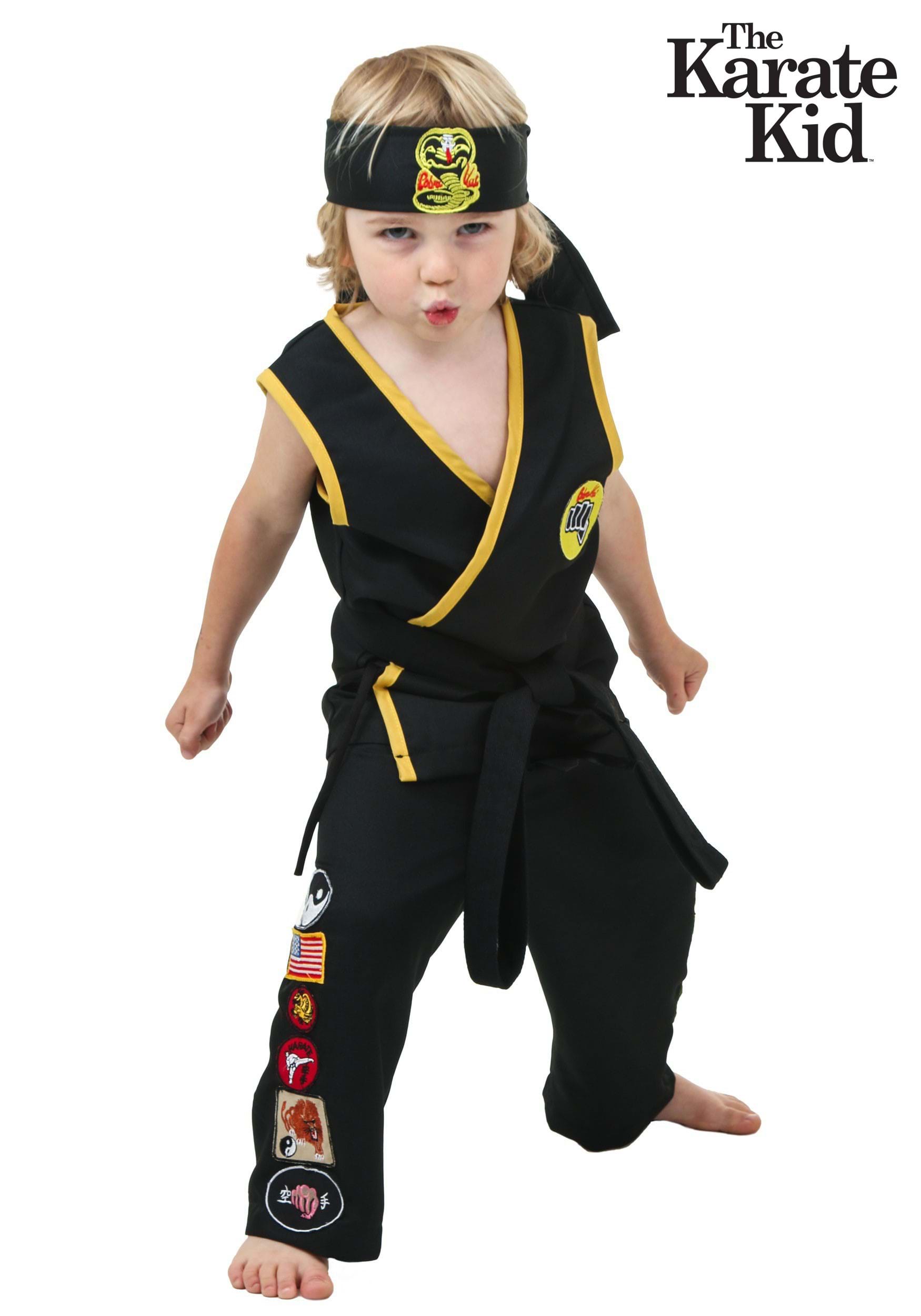 Disfraz de Cobra Kai para niños pequeños Multicolor