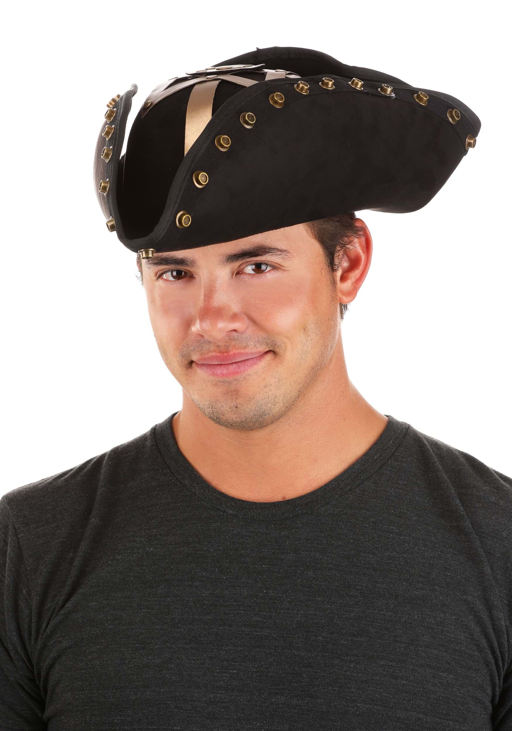 Blackbeard Pirate Hat Costume Accessory