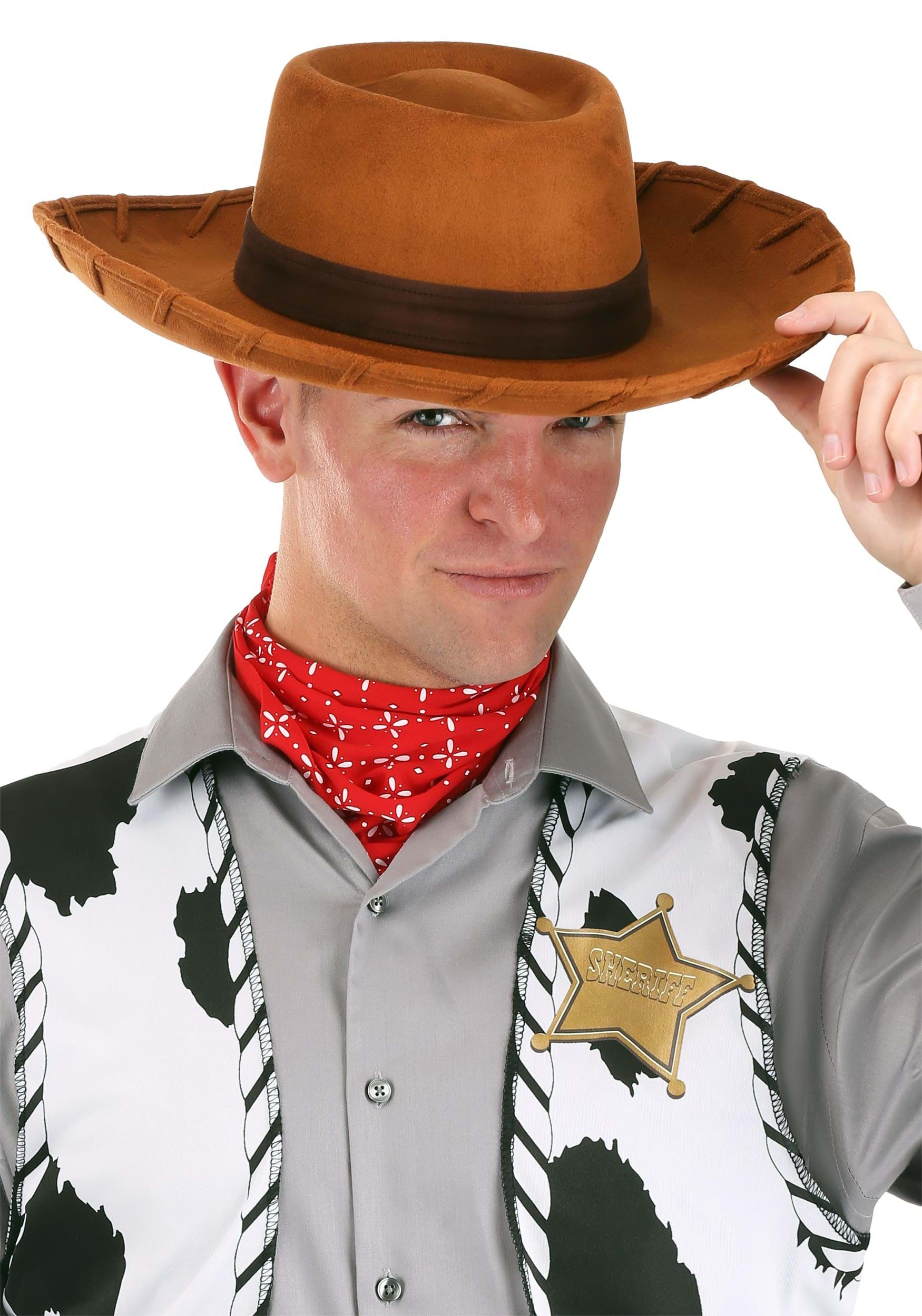 Deluxe Woody Cowboy Adult Costume Hat , Toy Story Costumes