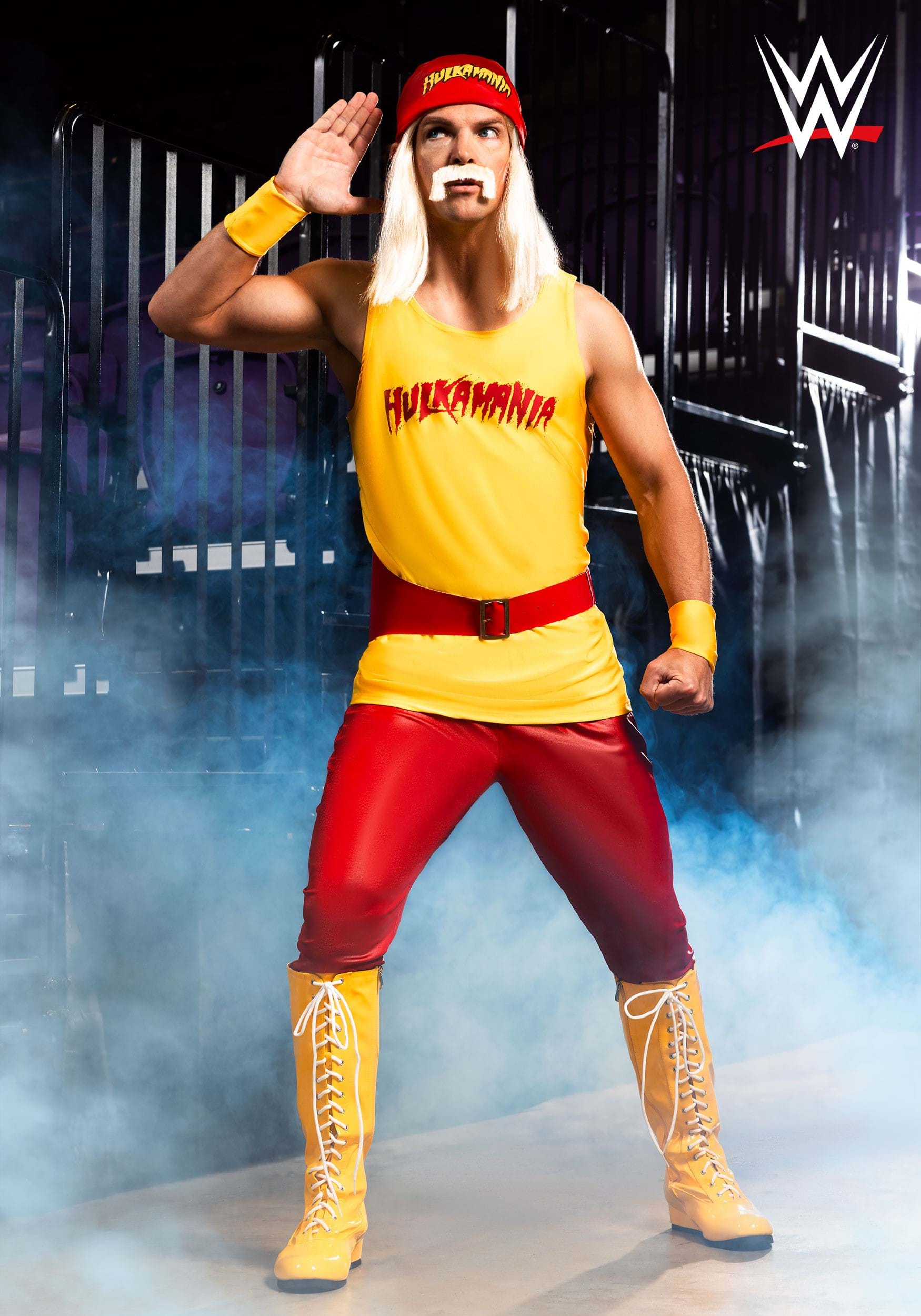 Disfraz de Hulk Hogan para hombres Multicolor