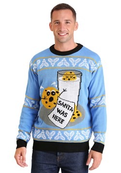 Cookie Hungry Santa Ugly Christmas Sweater Update Main