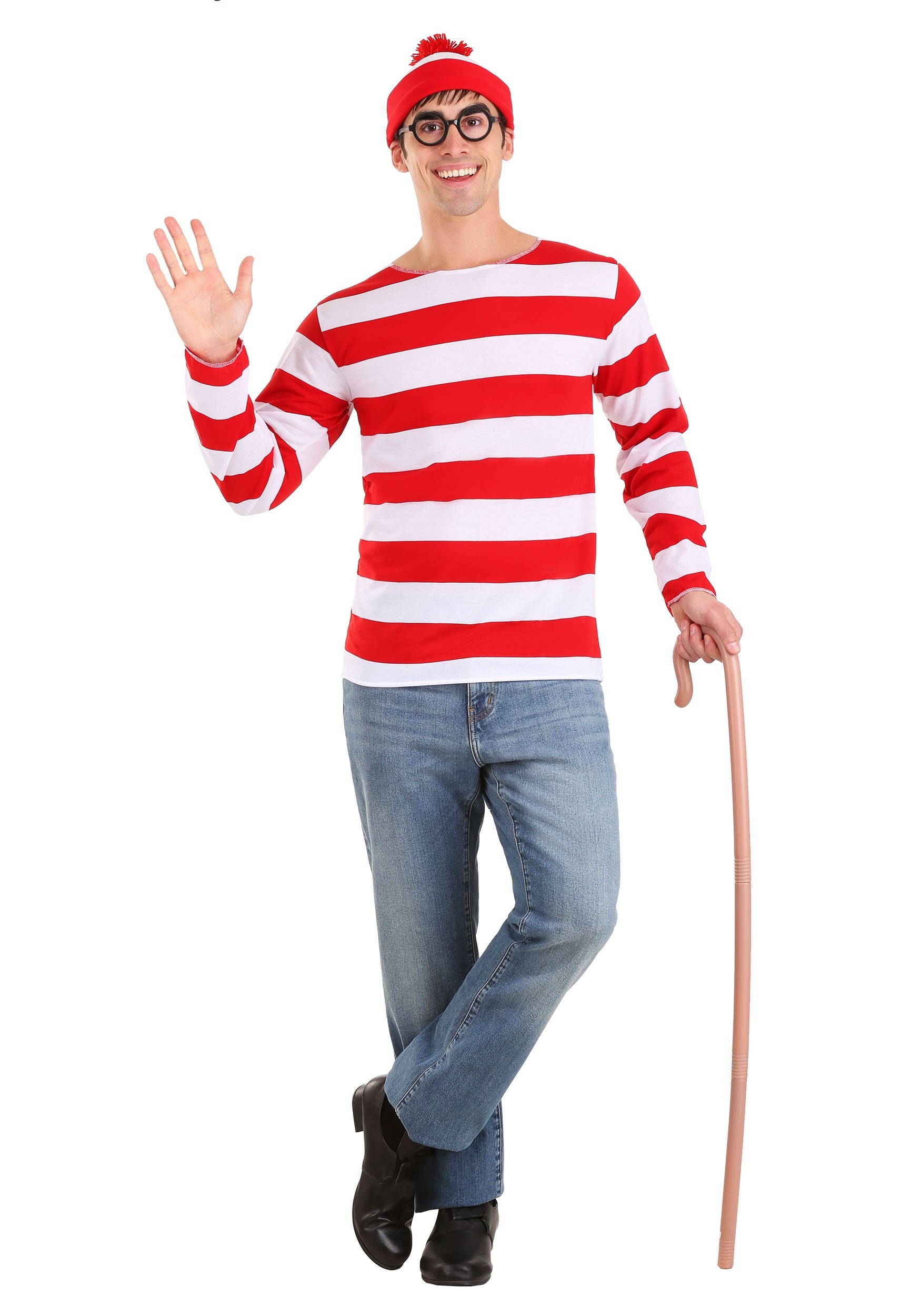 waldo shirt and hat