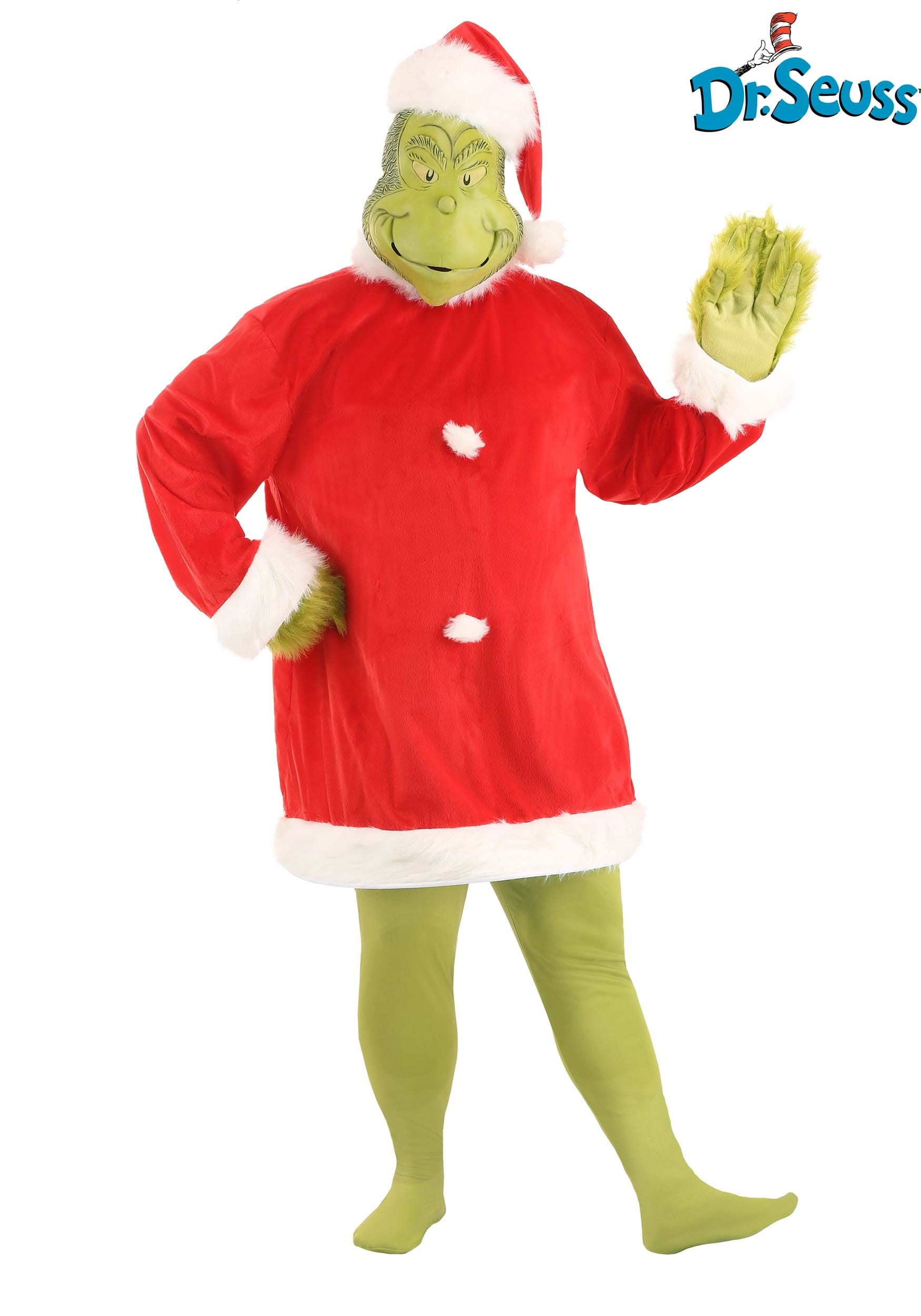 Plus Size Grinch Costume for Adults | Christmas Costume