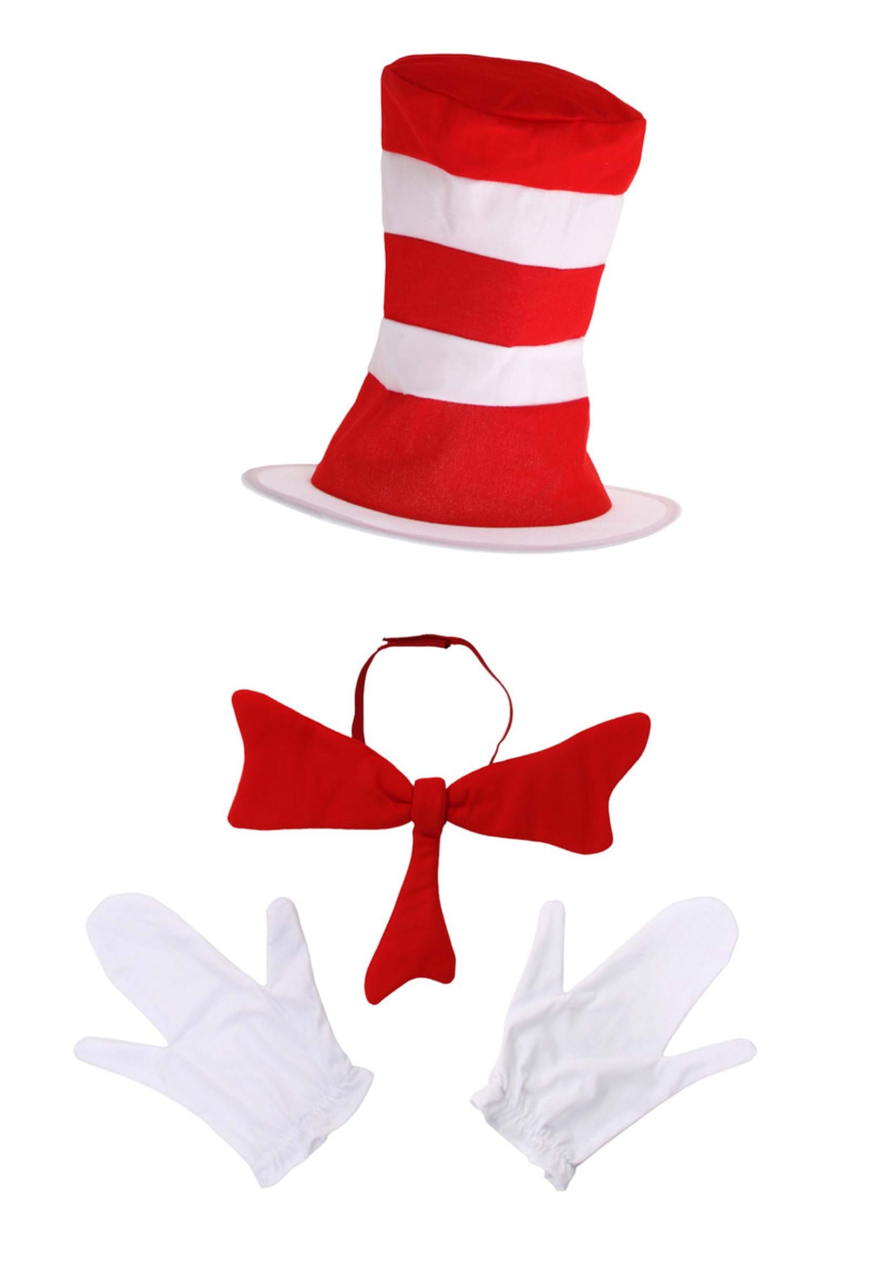 Adult Cat In The Hat Accessory Costume Kit