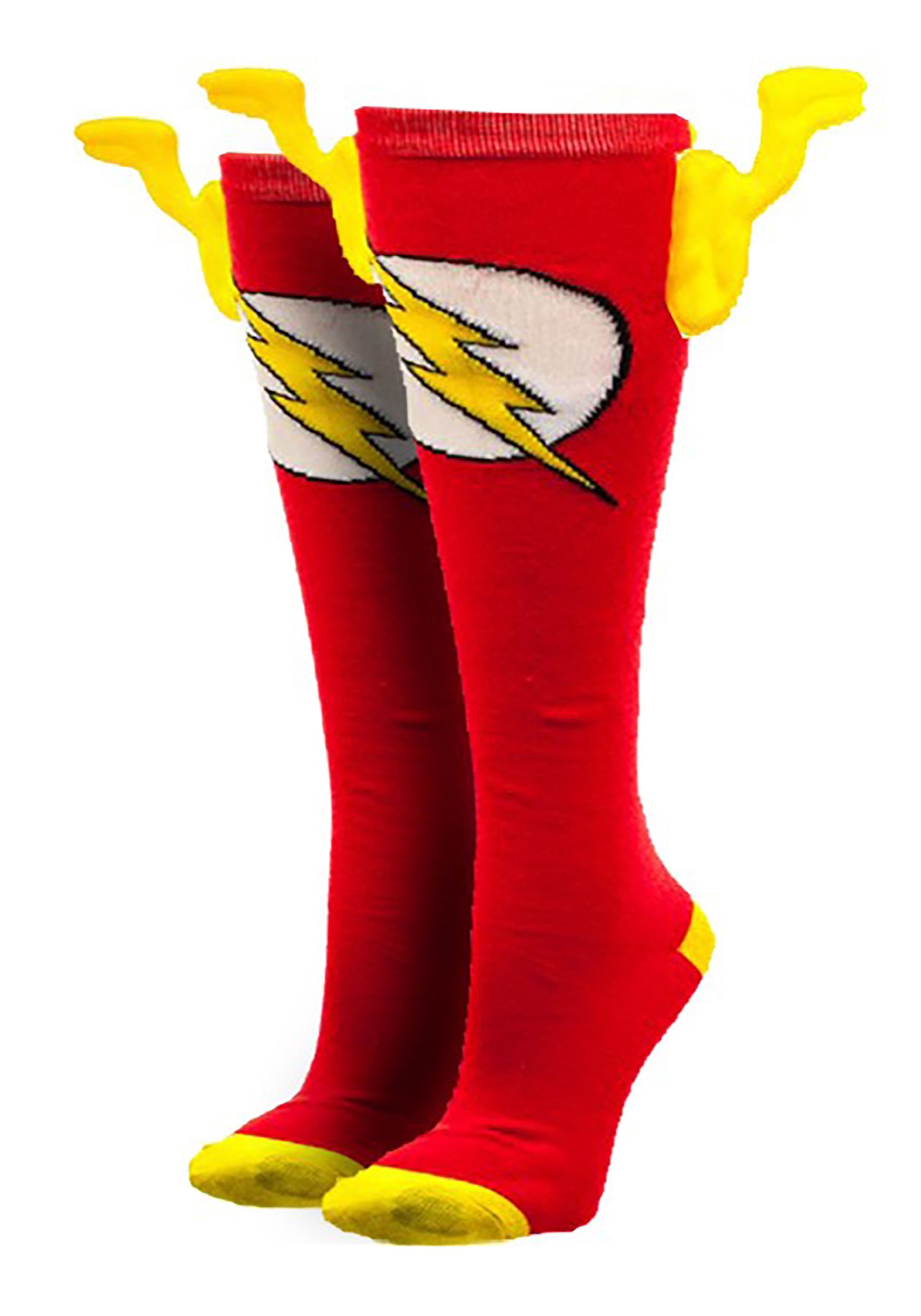 Superman socks DC Comics Costume Long Over The Knee High Boot Socks RED 
