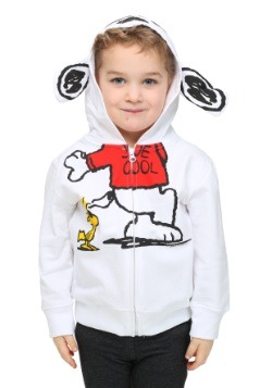 Peanuts Joe Cool Toddler Boys Costume Zip Up Hoodie