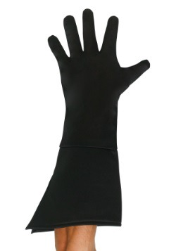 Adult Black Superhero Gloves
