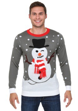 Snowman with Scarf Christmas Sweater