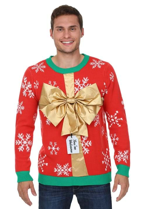 Christmas Present Ugly Christmas Adult Sweater | Christmas Ugly Sweaters