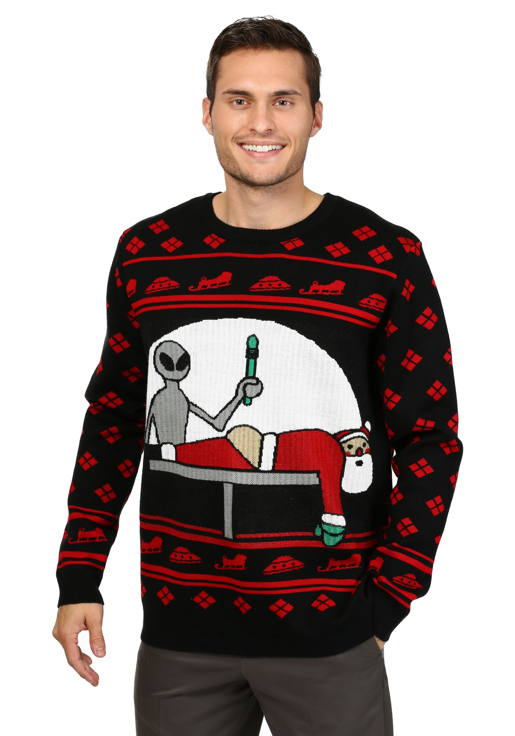 alien xmas sweater