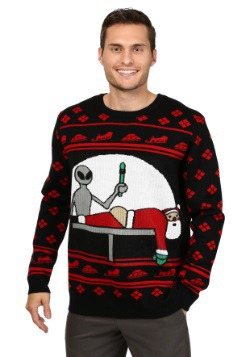 Men's Santa Probe Christmas Sweater