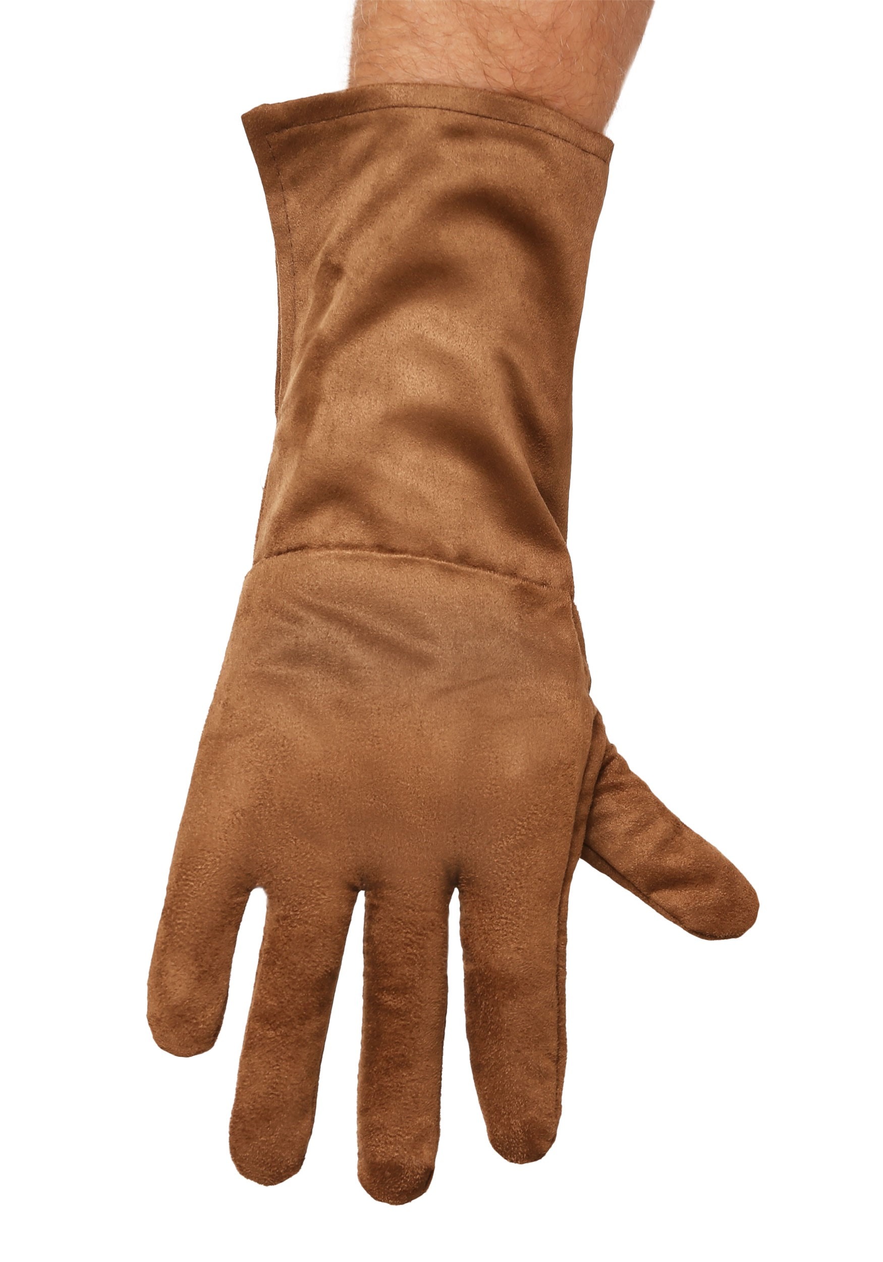 brown gloves