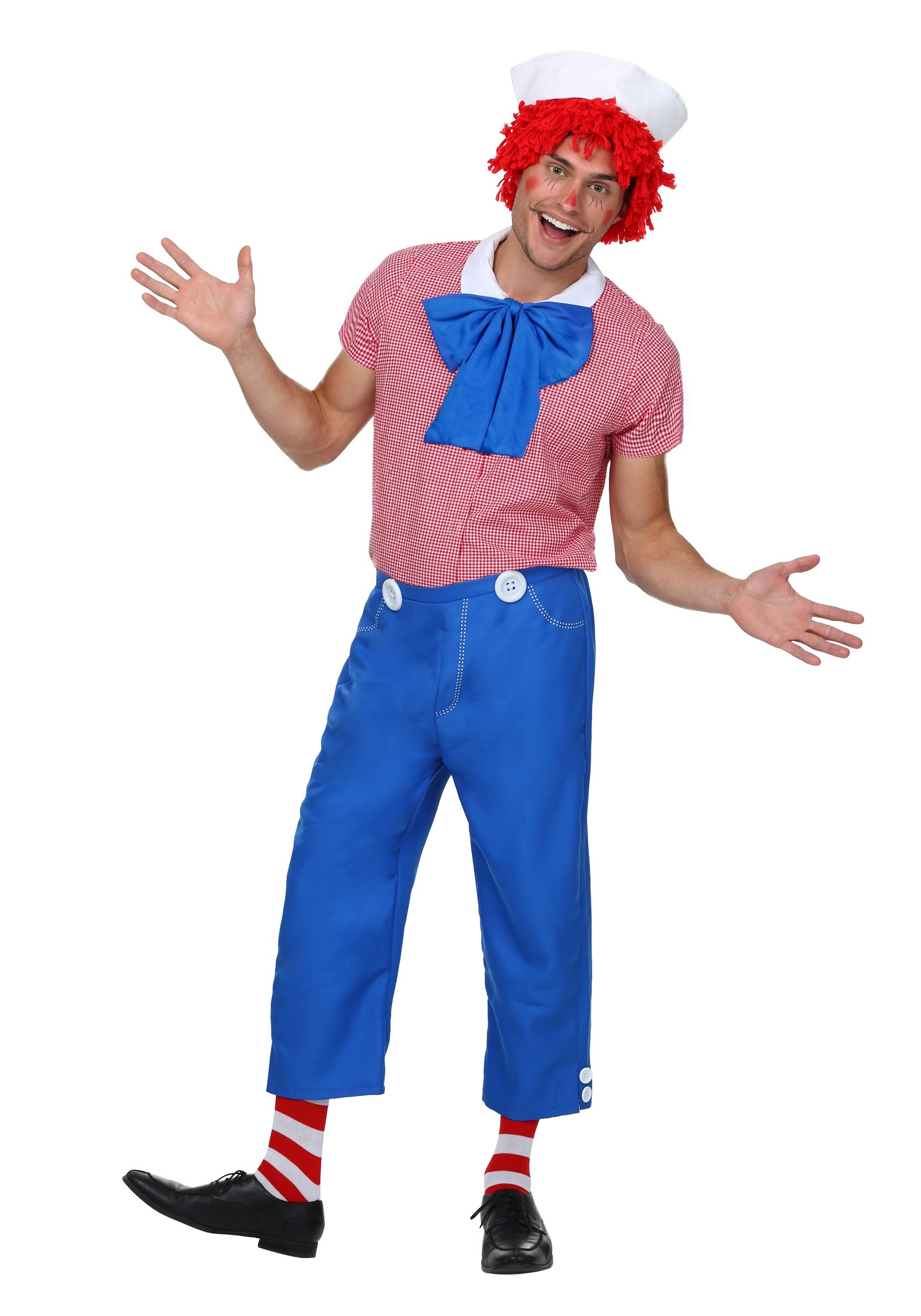 ADULT RAG DOLL MAN FANCY DRESS HALLOWEEN COSTUME MED SCARY was £39.99  reduced 