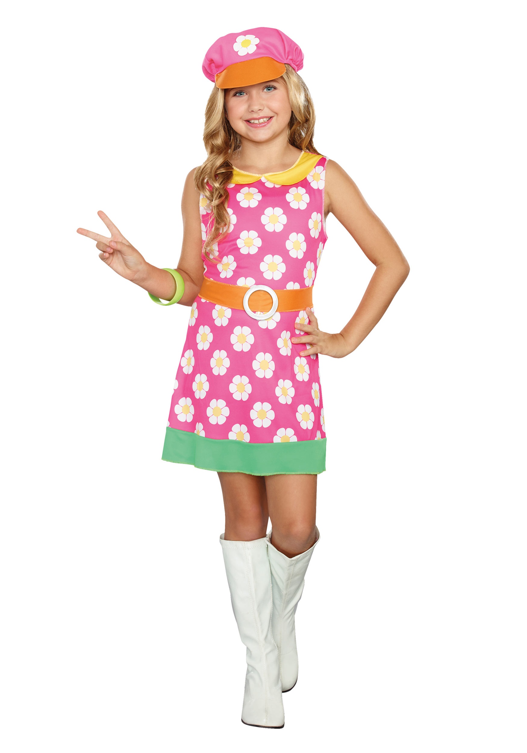 Girly-A-Go-Go Girl's Costume