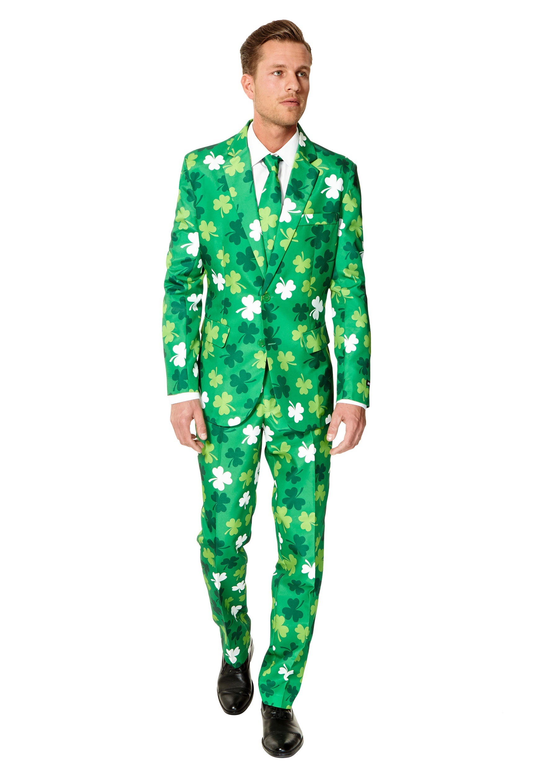 Mens SuitMeister St. Patricks Day Clovers Suit