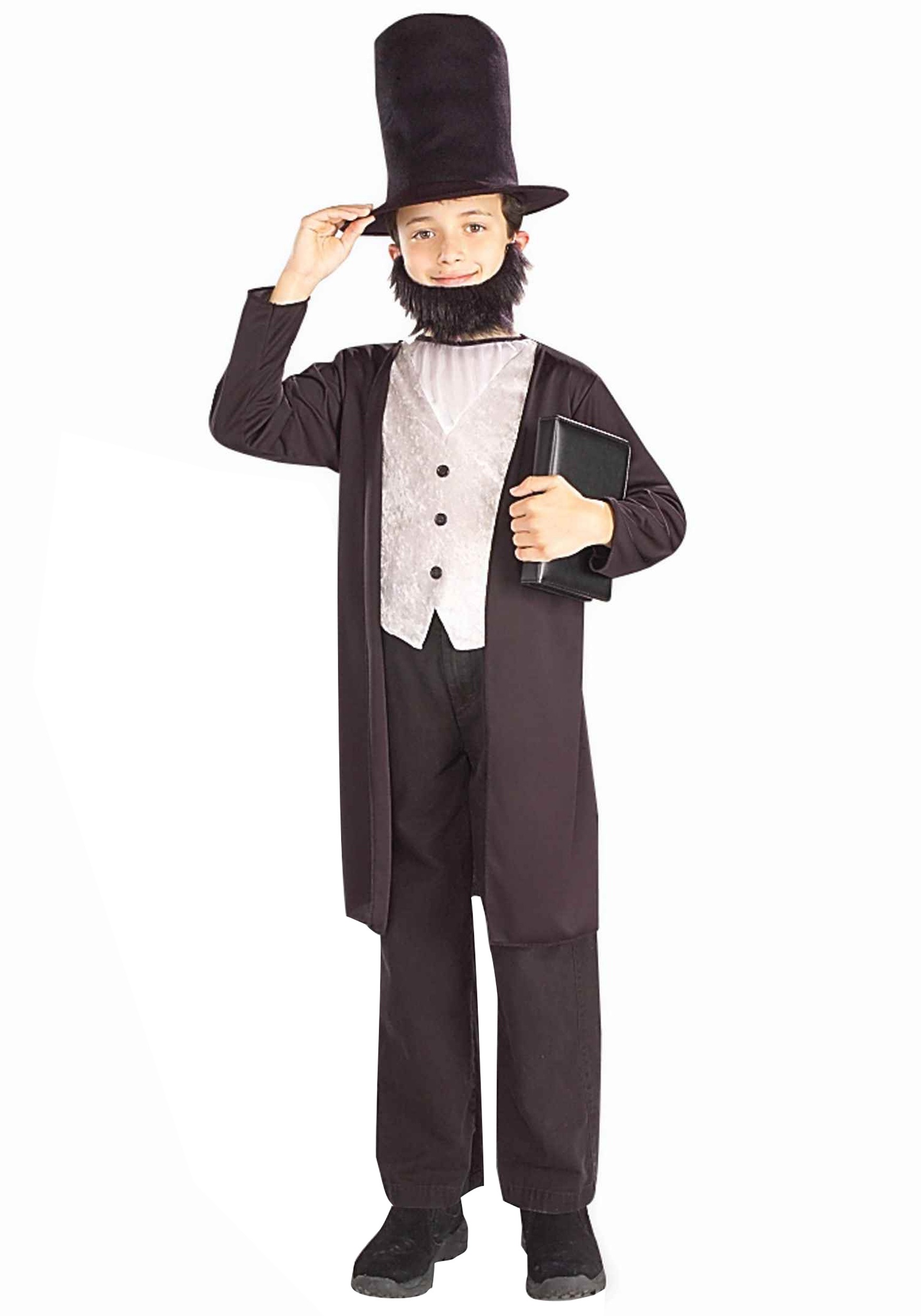 Boys Abe Lincoln American President Costume 