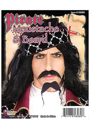 Pirate Black Beard & Mustache update