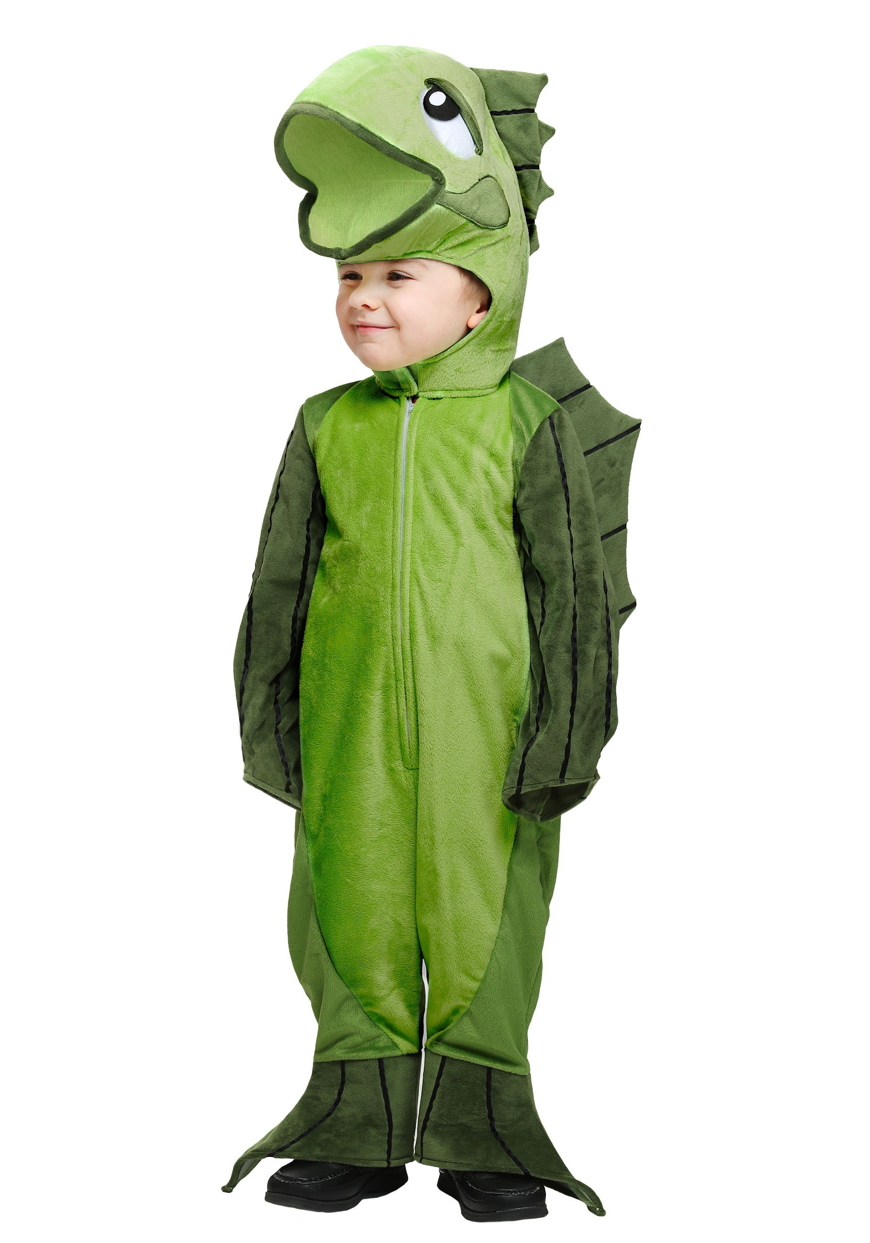 Toddler Fish Costume, Green