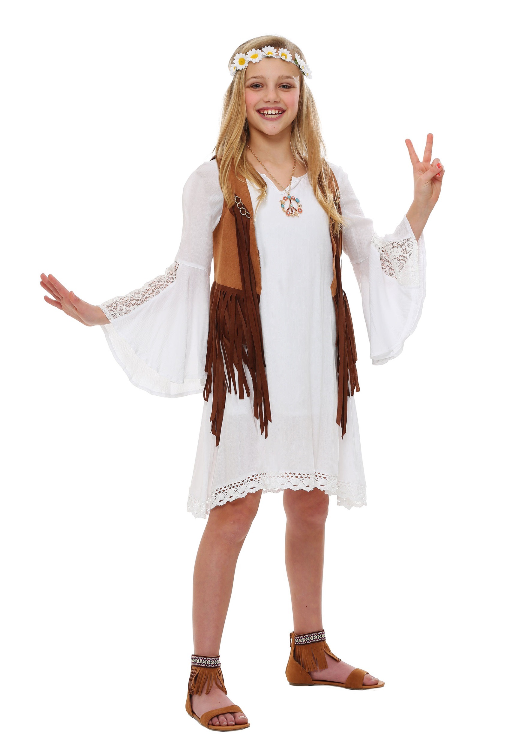 Flower Child Girls Costume