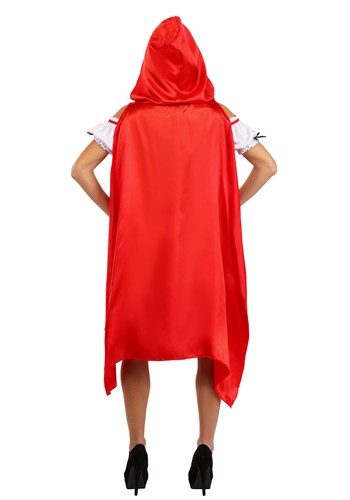 Women's Red Riding Hood Knee Length Dress Costume