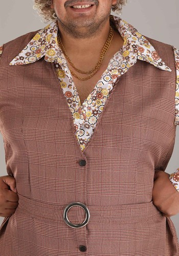 Plus Size '70s Vest Men's Costume | Decade Costumes