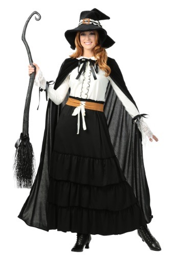 Women's Salem Witch Plus Size Costume