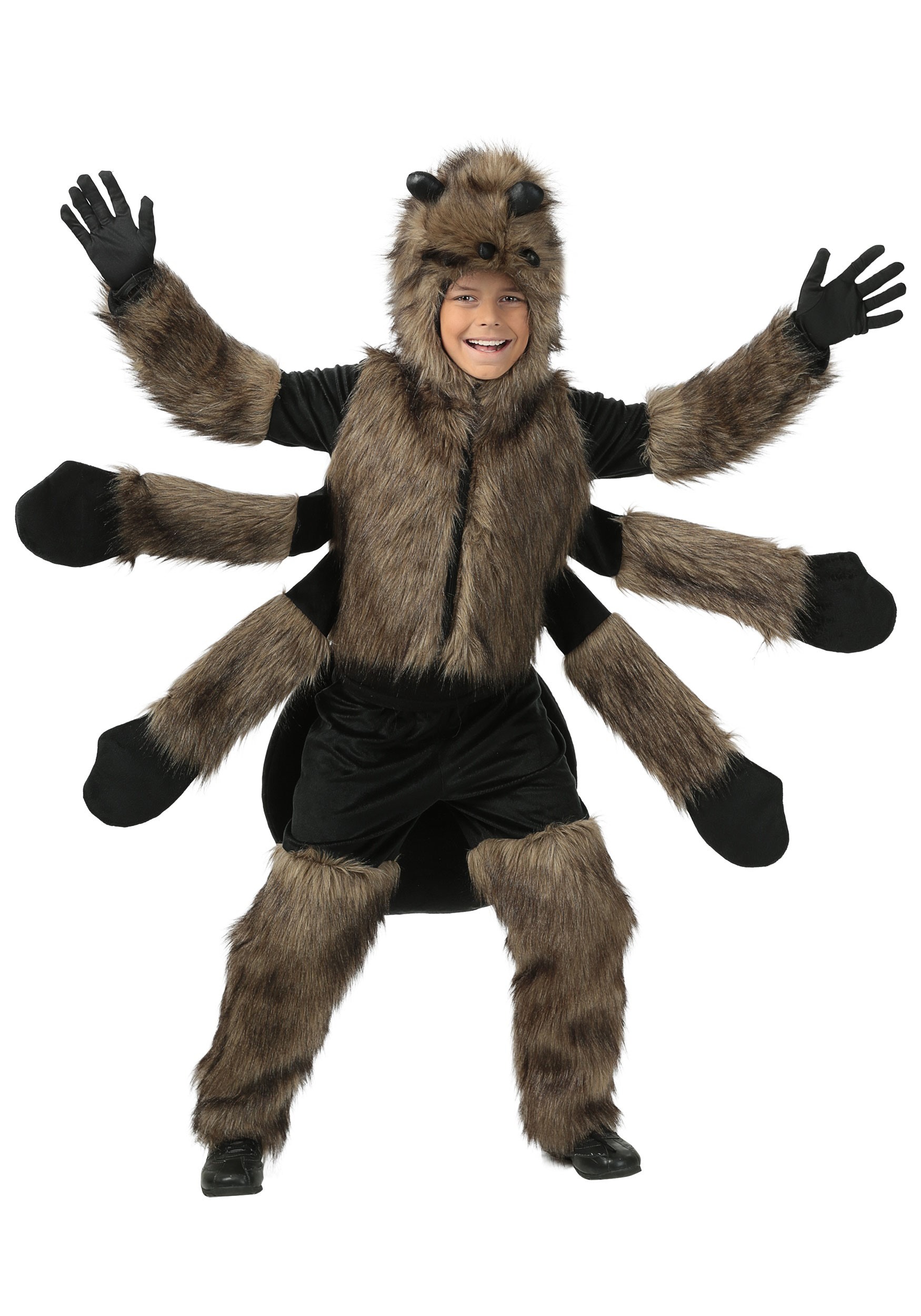 Photos - Fancy Dress FUN Costumes Furry Spider Kid's Costume Black/Brown