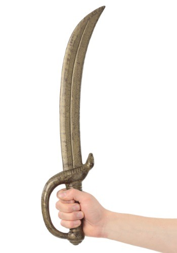 Golden Pirate Cutlass Costume Accessory