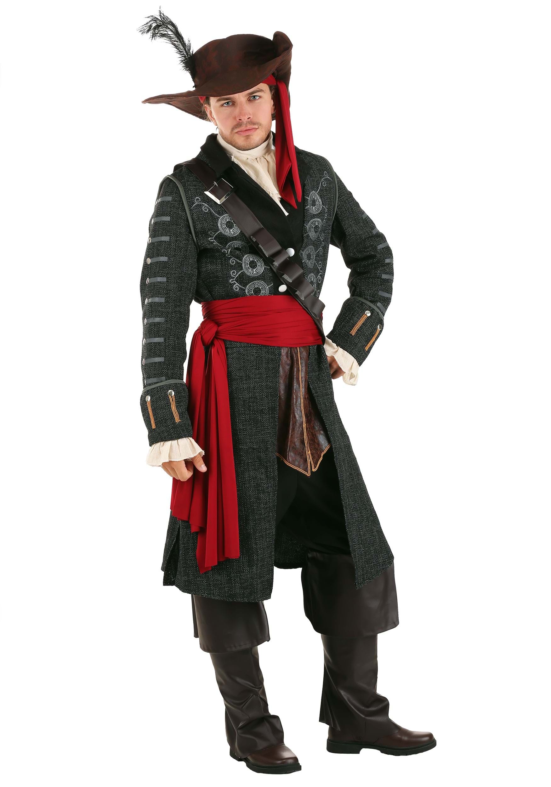 Blackbeard Pirate Adult Costume | Pirate Costumes