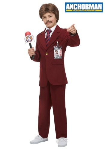 Child Anchorman Ron Burgundy Costume