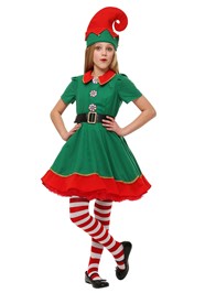 Girls Holiday Elf Costume Girls Holiday Elf Costume