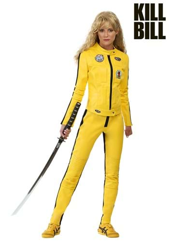 Kill Bill Beatrix the Bride Yellow Jacket Set Embroidered Iron 