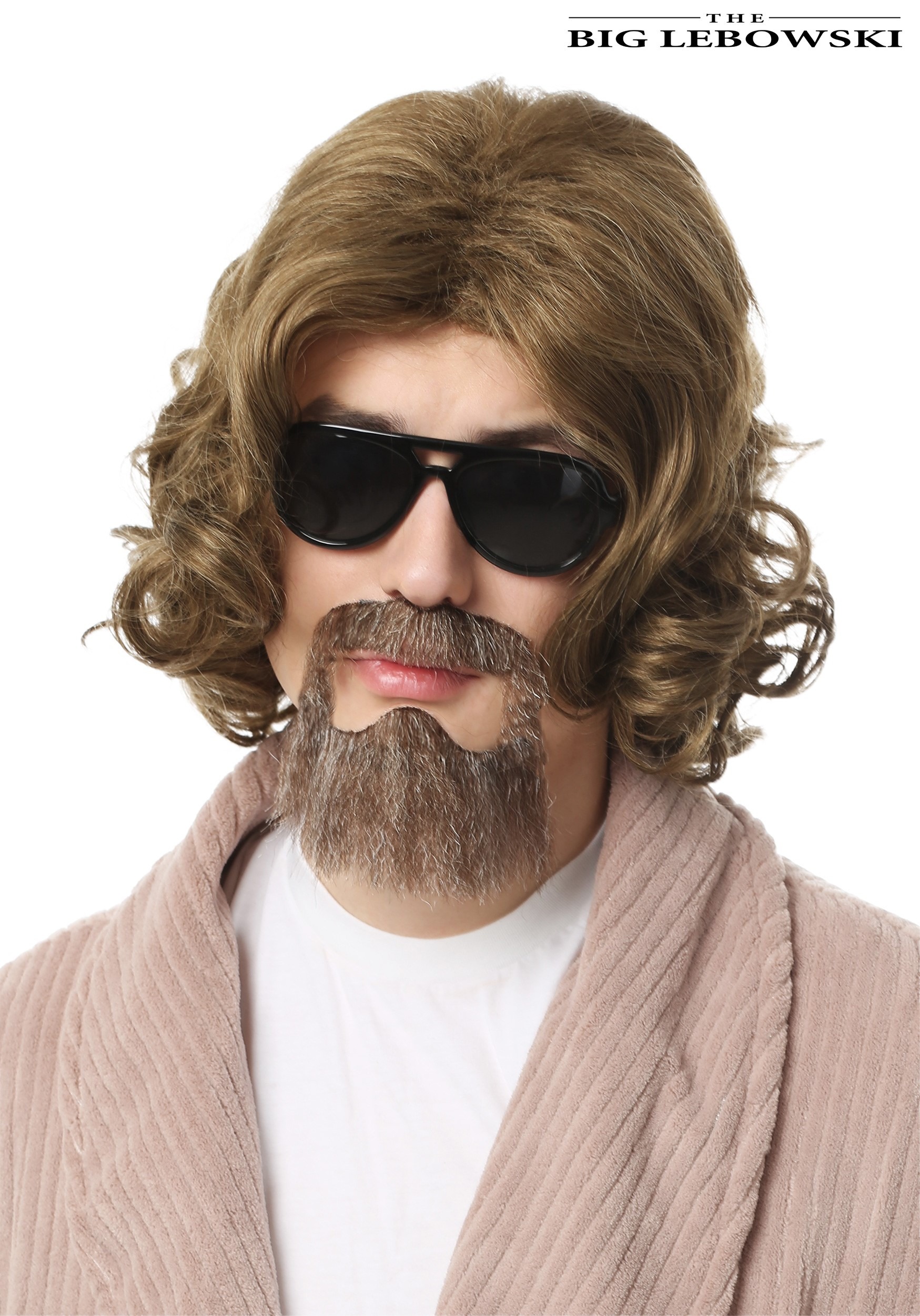 Big Lebowski Adult The Dude Wig And Beard Kit 