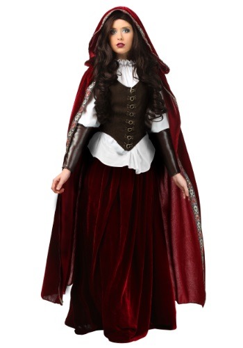 Deluxe Red Riding Hood Plus Size Costume for Women