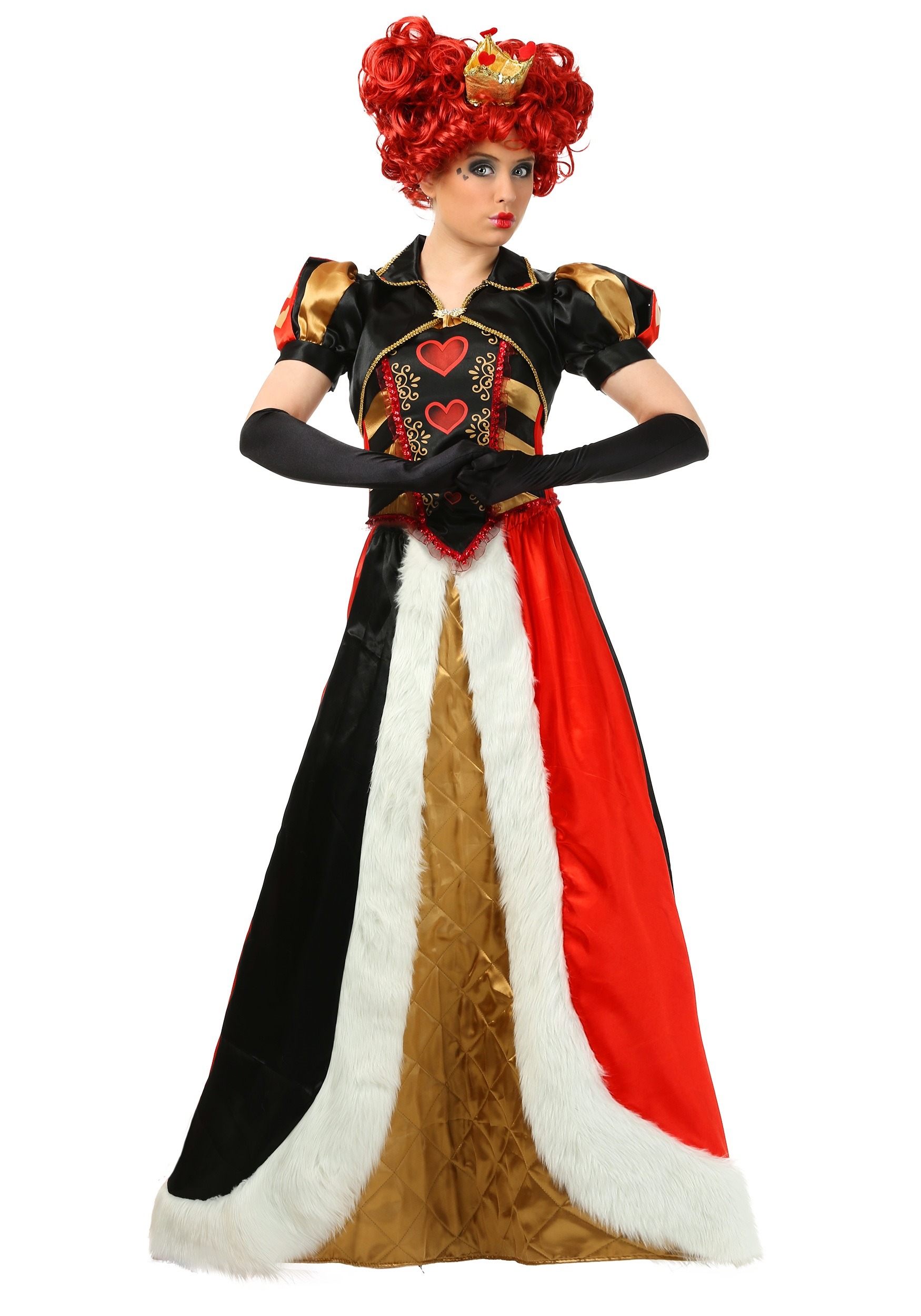 Women's Elite Queen of Hearts Costume - DeluxeAdultCostumes.com