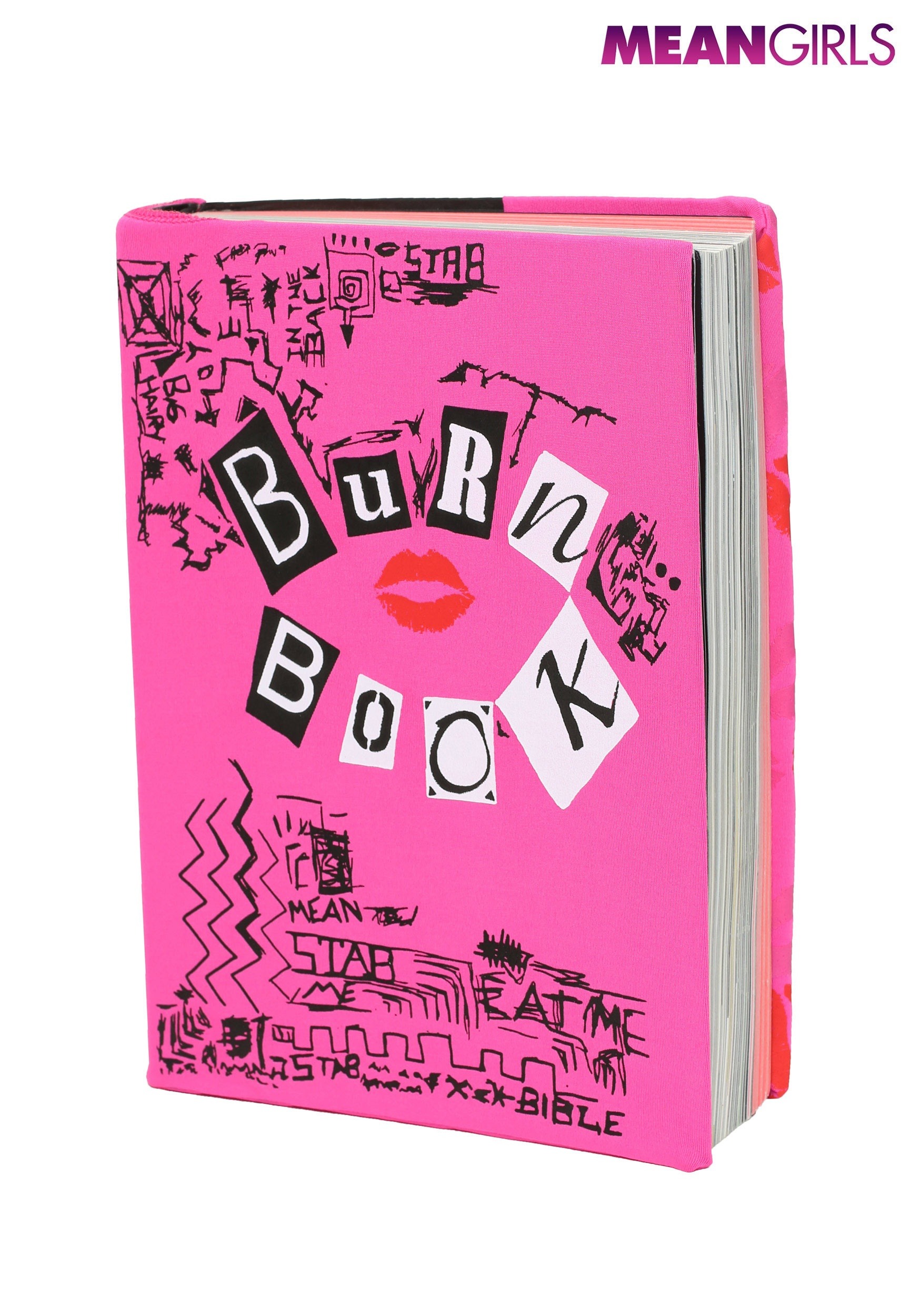 Mean Girls Burn Book Stretchy Book Cover Multicolor