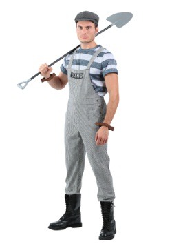 Men's Chain Gang Prisoner Plus Size Costume