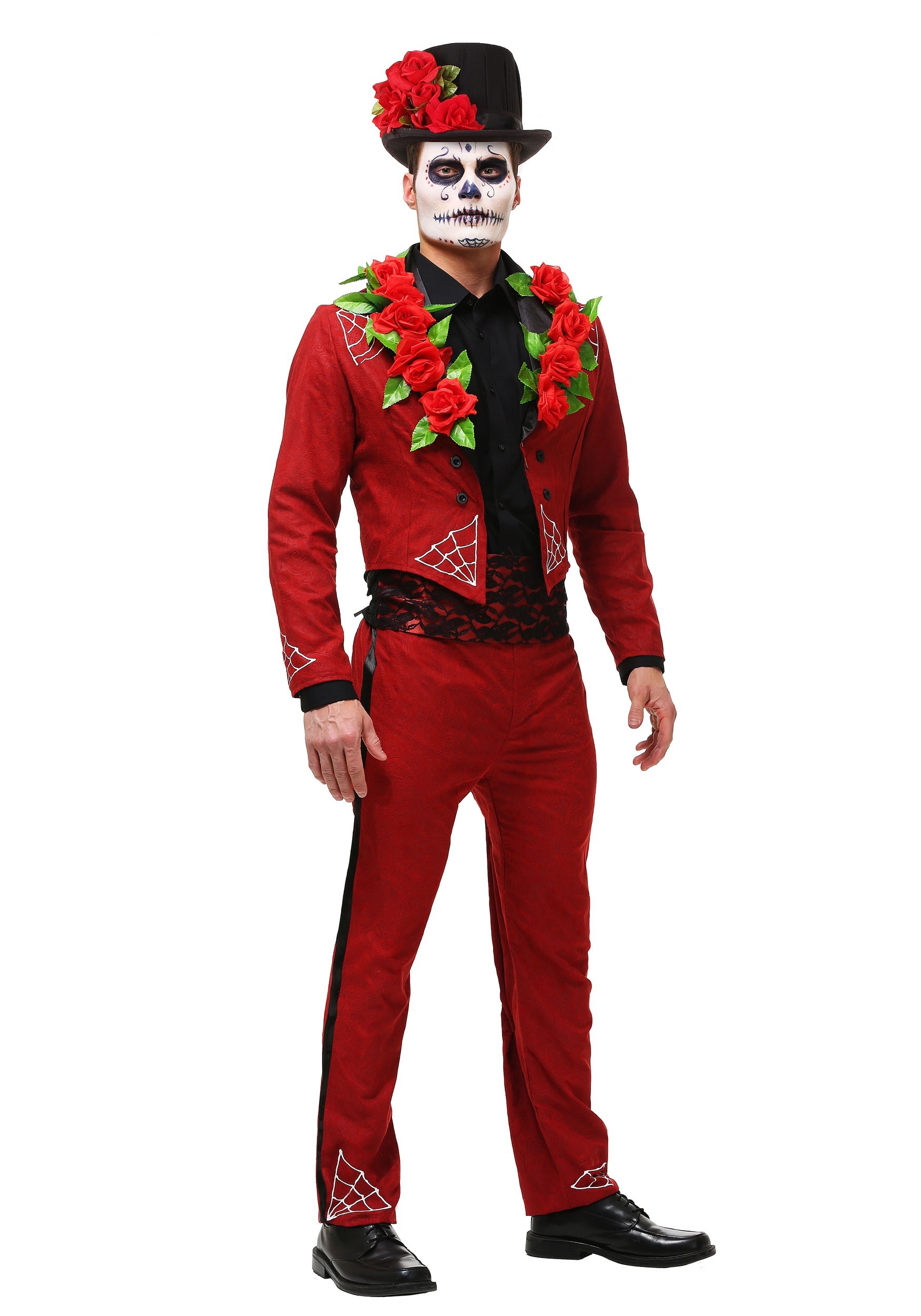 men's day of the dead suit