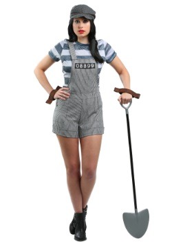 Plus Size Women's Chain Gang Prisoner Costume