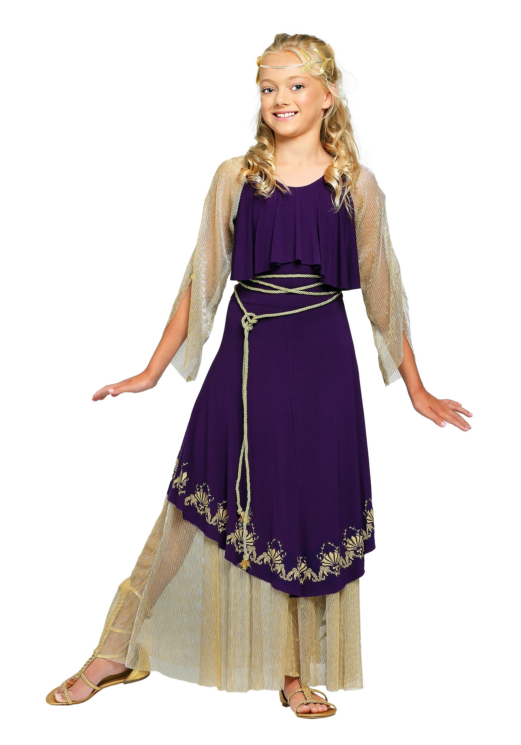 Aphrodite Goddess Costume for Girls