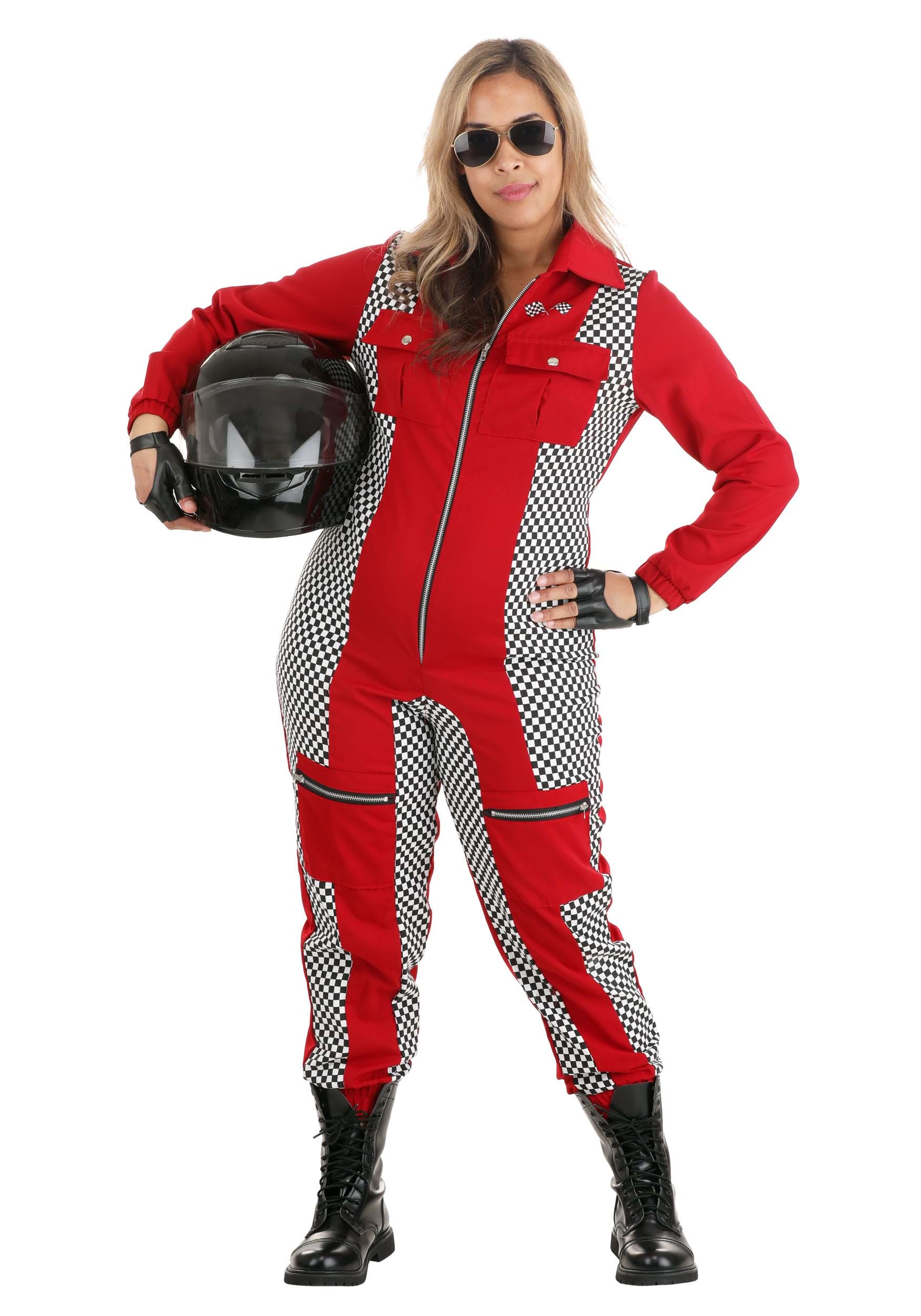 Racer Jumpsuit Costume For Women