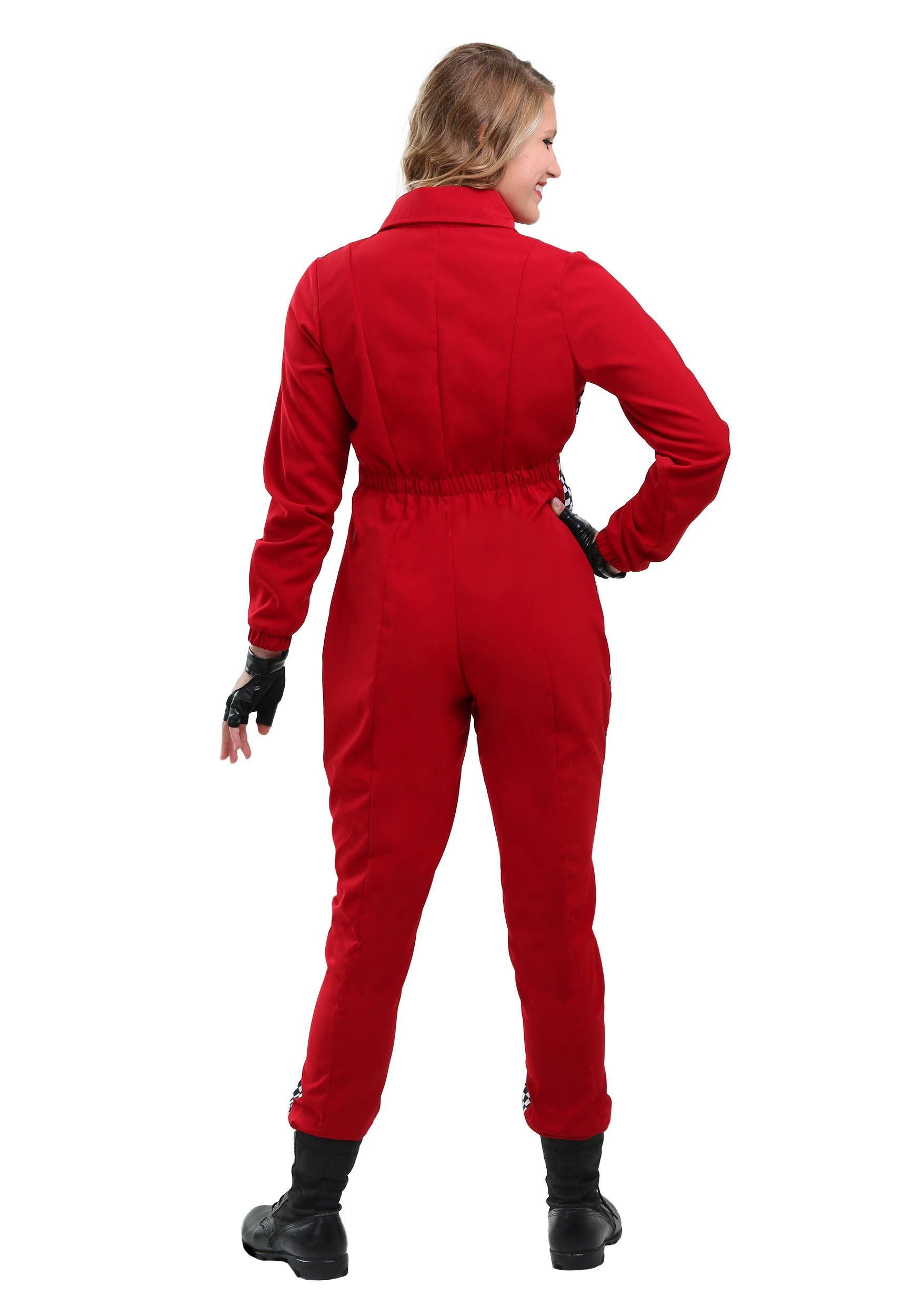 Racer Jumpsuit Plus Size Costume For Women