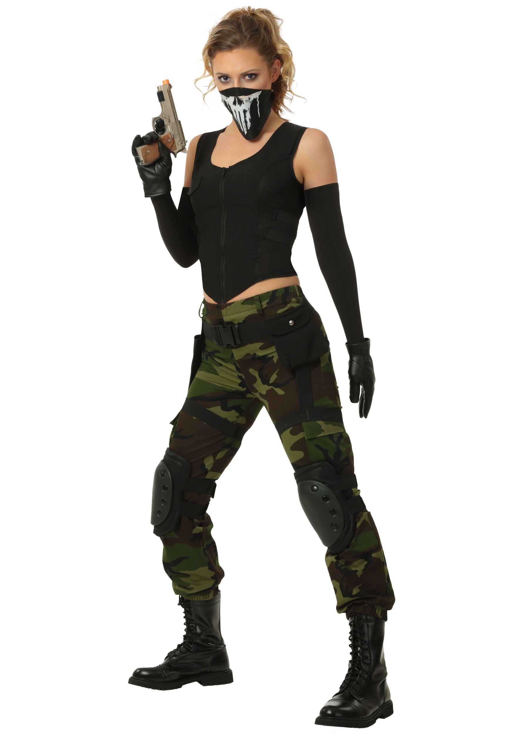 Adult Army Soldier Women Costume, $97.99