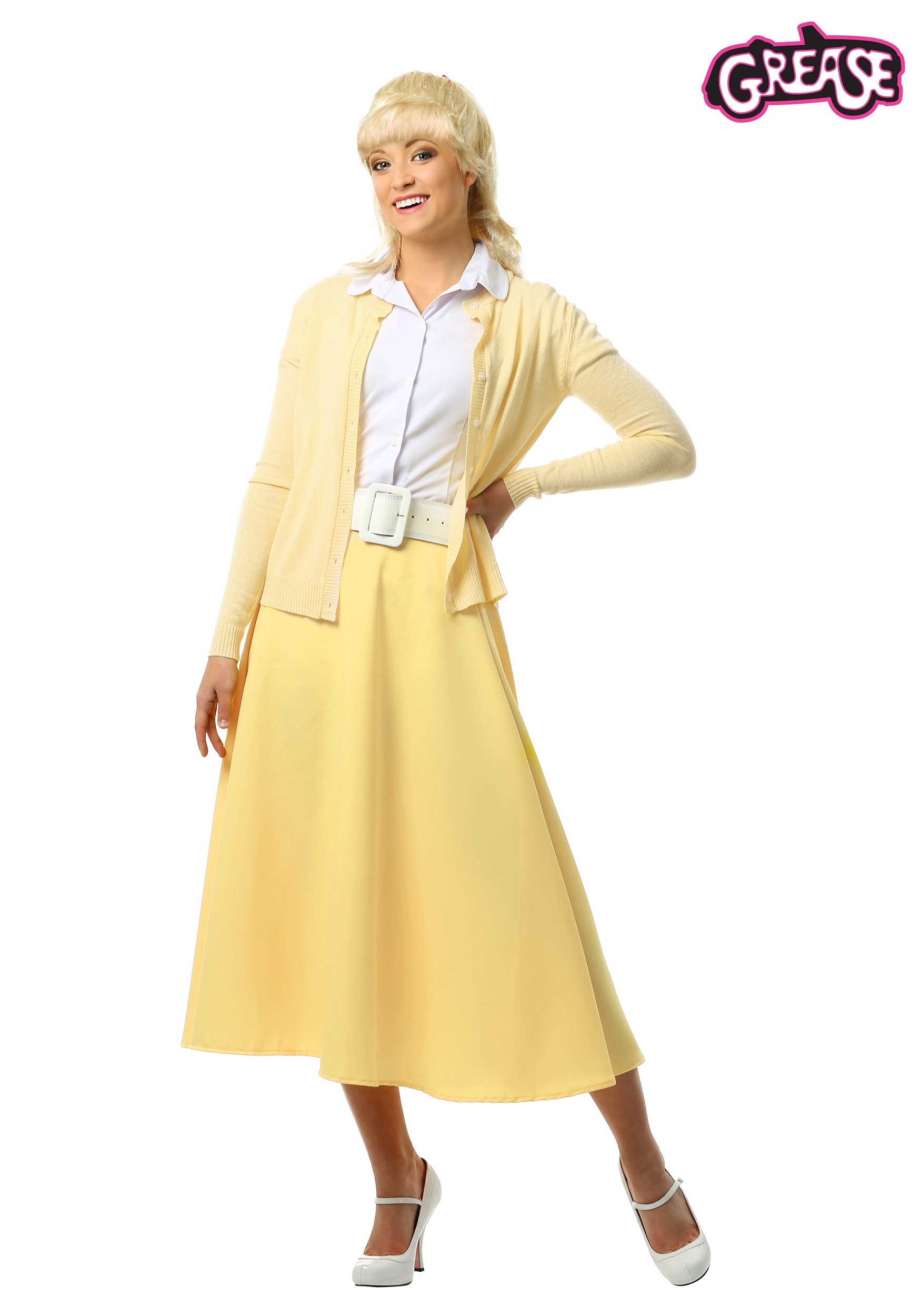 Halloweencostumes.com Medium Women Grease Ladies Pink Costume