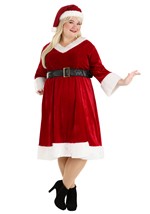 Plus Size Santa Claus Sweetie Costume for Women Alt 3